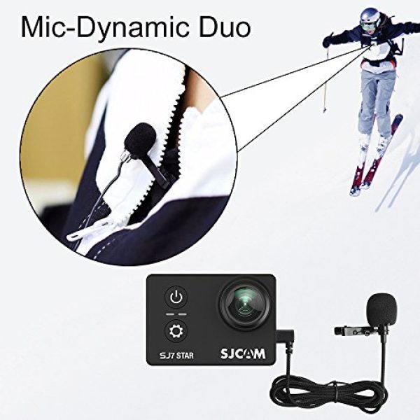 SJCAM SJ6 Legend Optical 16 MP 4K24fps 5.08 cm (2.0") LCD Touch Screen  3-axis Gyro Sensor, 166° Super Wide  External Mic Support  Dual Screen (Black) - Image 5